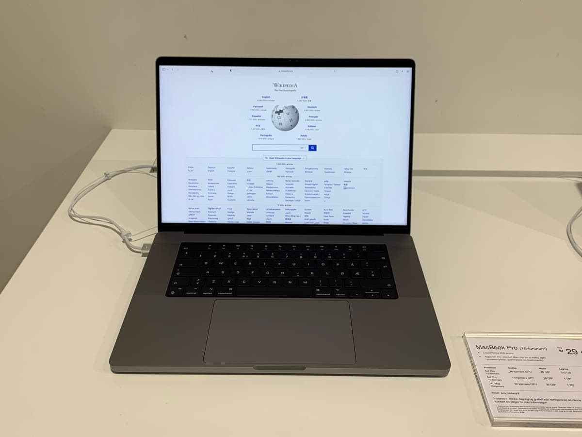 Apple MacBook Pro 16 M1 Pro — Şarj döngüsü düşük 2